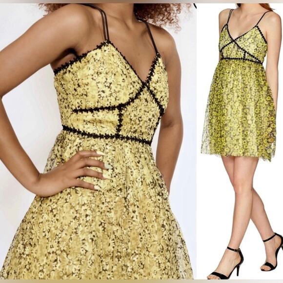 NWT Romeo & Juliet Couture Floral Lace Midi SWEETHEART Dress, Medium FIT & FLARE - Picture 11 of 12